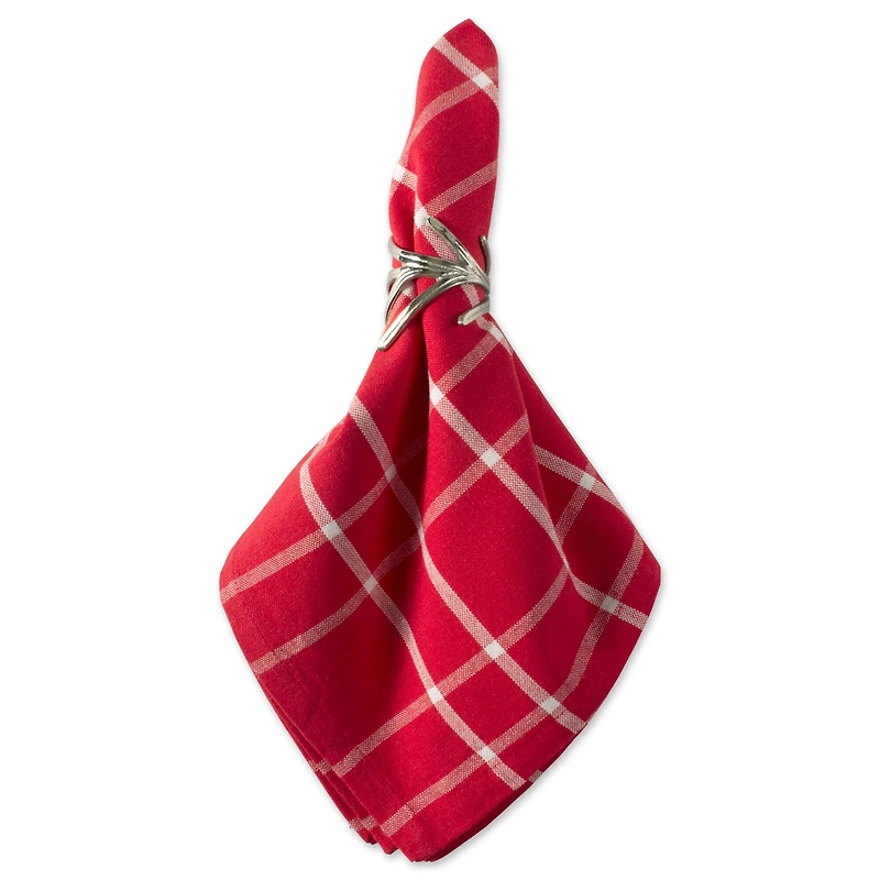 DII® Holly Berry Plaid Napkin Set, 6ct.