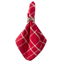 DII® Holly Berry Plaid Napkin Set, 6ct.