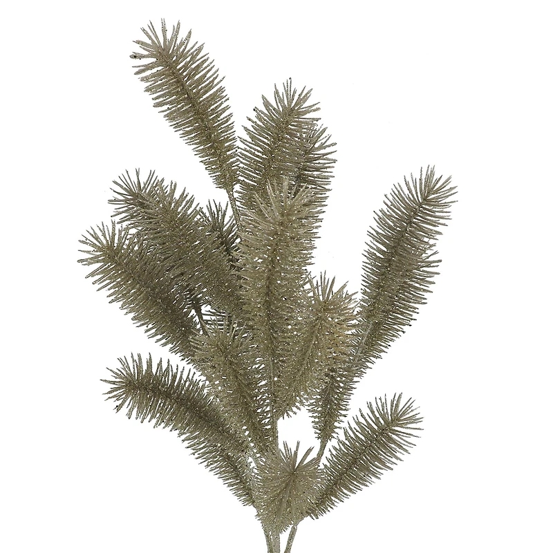 20" Champagne Glitter Pine Deluxe Bush by Ashland®