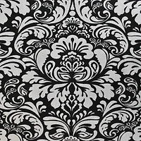 Damask Black Tablecloth 60" x 84"