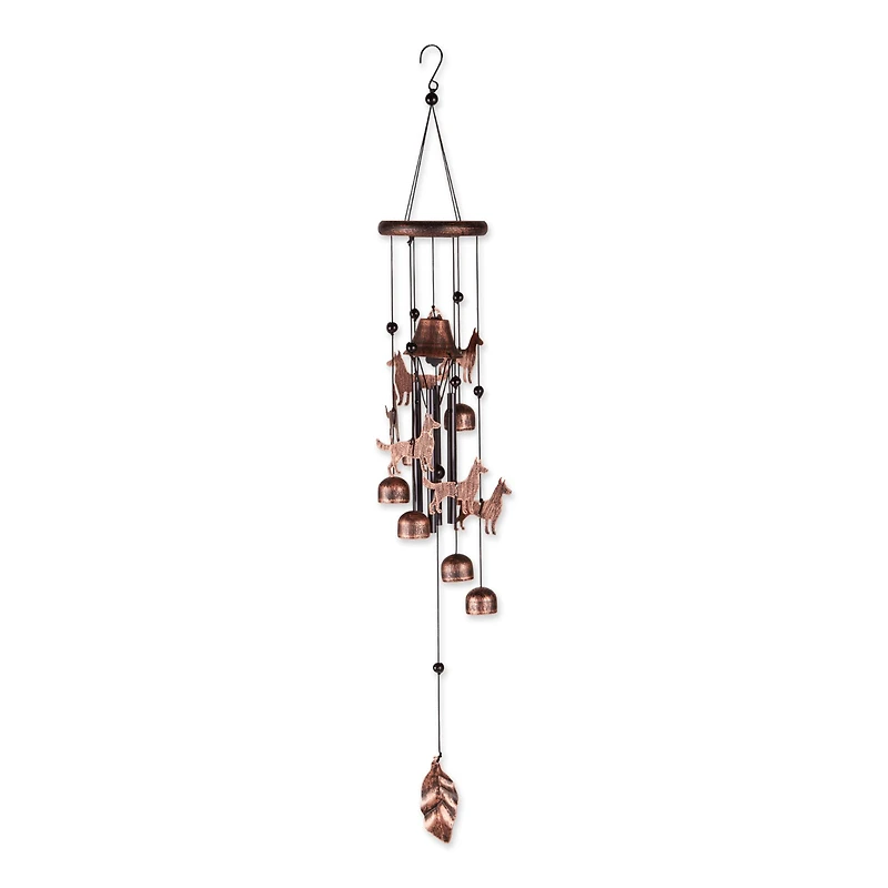 26" Bronze Dogs Wind Chimes