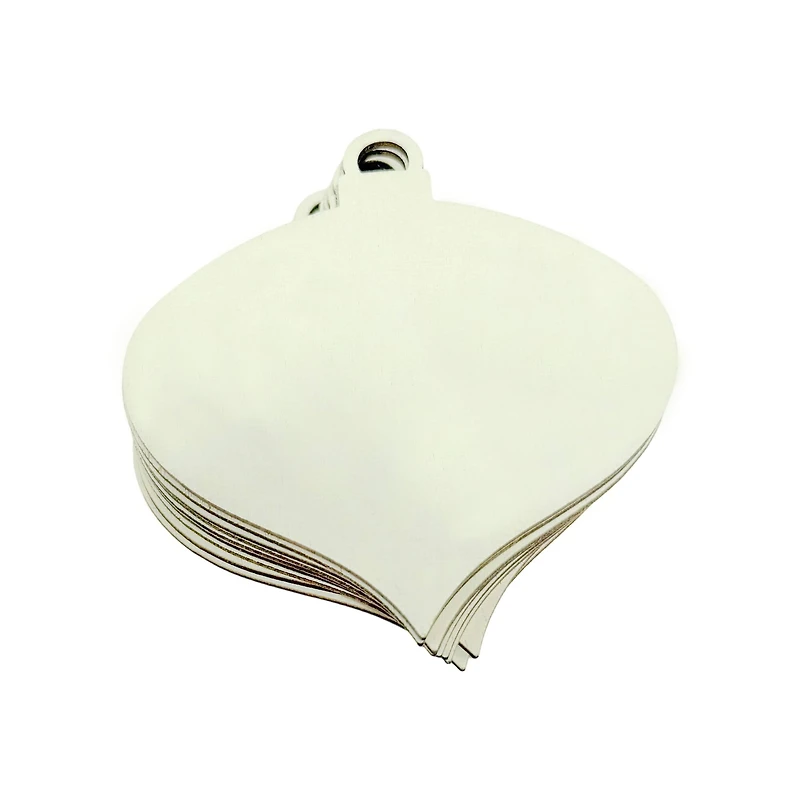 3.25" DIY Plywood Onion Ornaments, 50ct. by Make Market®