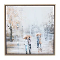 Multi Polystone Transitional Framed Wall Art, 24" x 24"