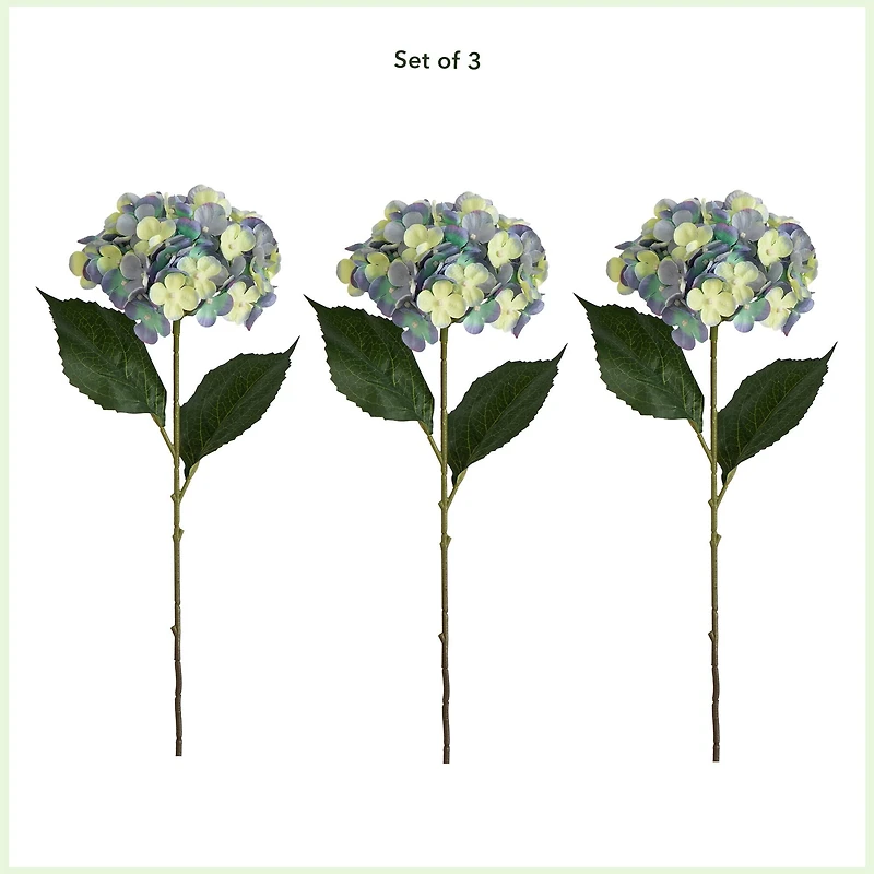 20" Hydrangea Flower Stems