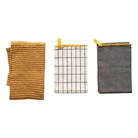 Multi Cotton Tea Towels Set, 3ct.