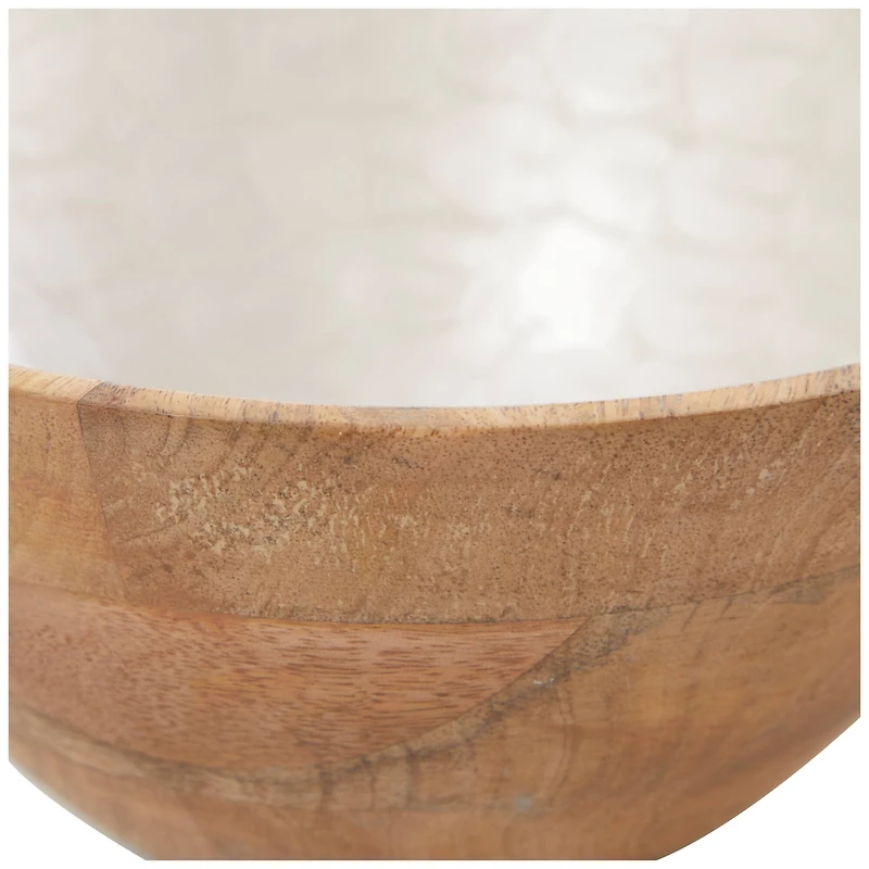 Mango Wood Handmade Nesting Decorative Bowl Set