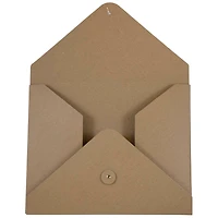 JAM Paper Natural Kraft Button and String Tie Portfolio 9.5" x 12.25"