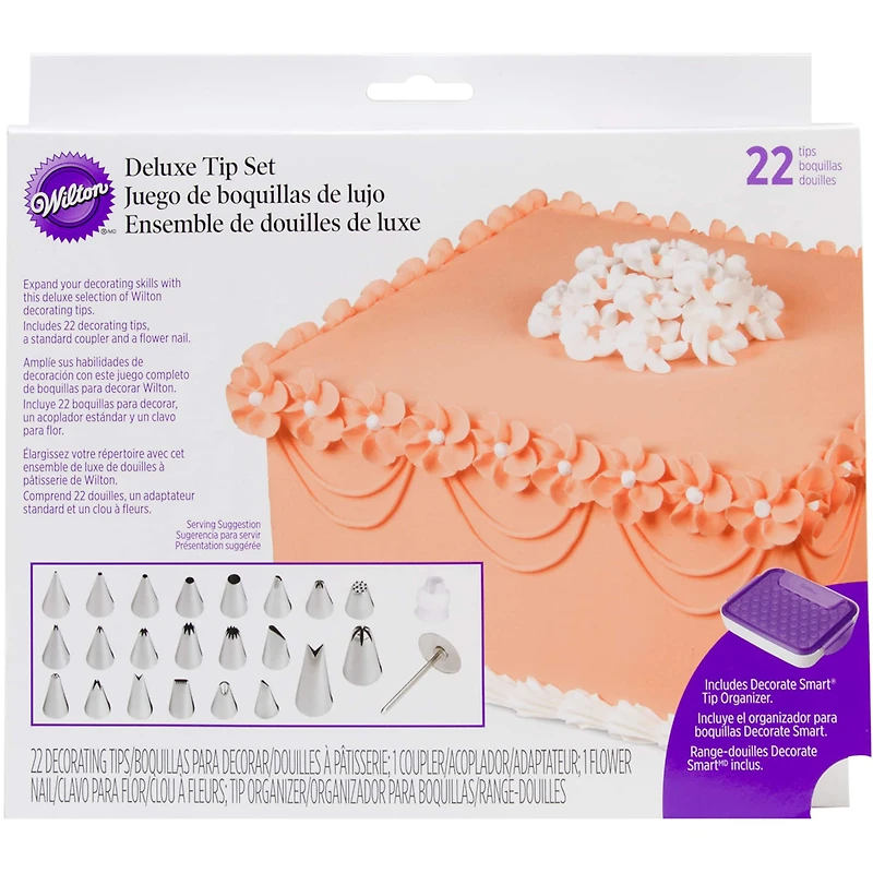 Wilton® Deluxe Decorating Tip Set