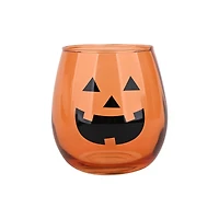 14oz. Jack-o'-Lantern Wine Glass by Ashland®