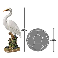 Design Toscano 23" Great White Egret Statue