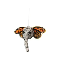 Hello Honey® 7.5" Elephant Head Wool Felt Ornament