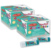 Charles Leonard Creative Arts™ Clear Economy Glue Stick Classpack, 2 Packs of 30