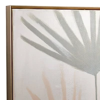 Set of 3 Brown Polystone Traditional Floral Wall Art, 16" x 47"