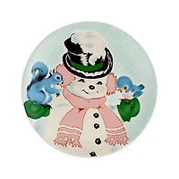 8" Pastel Holiday Ceramic Plate Set 