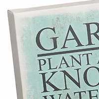 Garden Rules Canvas Art 