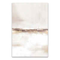 Golden Brown Horizon 24" x 36" Canvas Wall Art