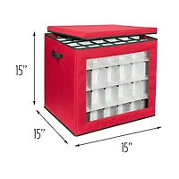 Honey Can Do Red 48ct. Ornament Cube