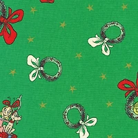 Dr. Seuss™ Grinchy Wreaths Cotton Fabric