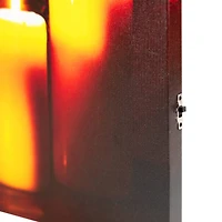 Halloween Harvest Jack-o-Lanterns LED Canvas Wall Art