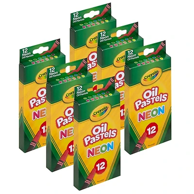 Crayola® Neon Oil Pastels, 6 Packs of 12