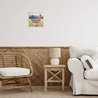 Stupell Industries American Flag Rooster Wall Plaque Art