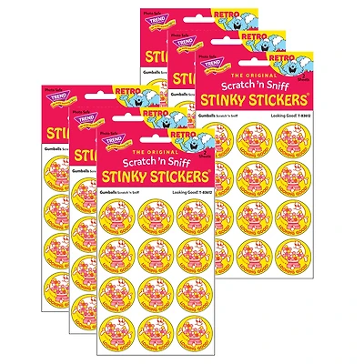 TREND Enterprises® Looking Good!/Gumballs Scented Stickers, 6 Packs of 24
