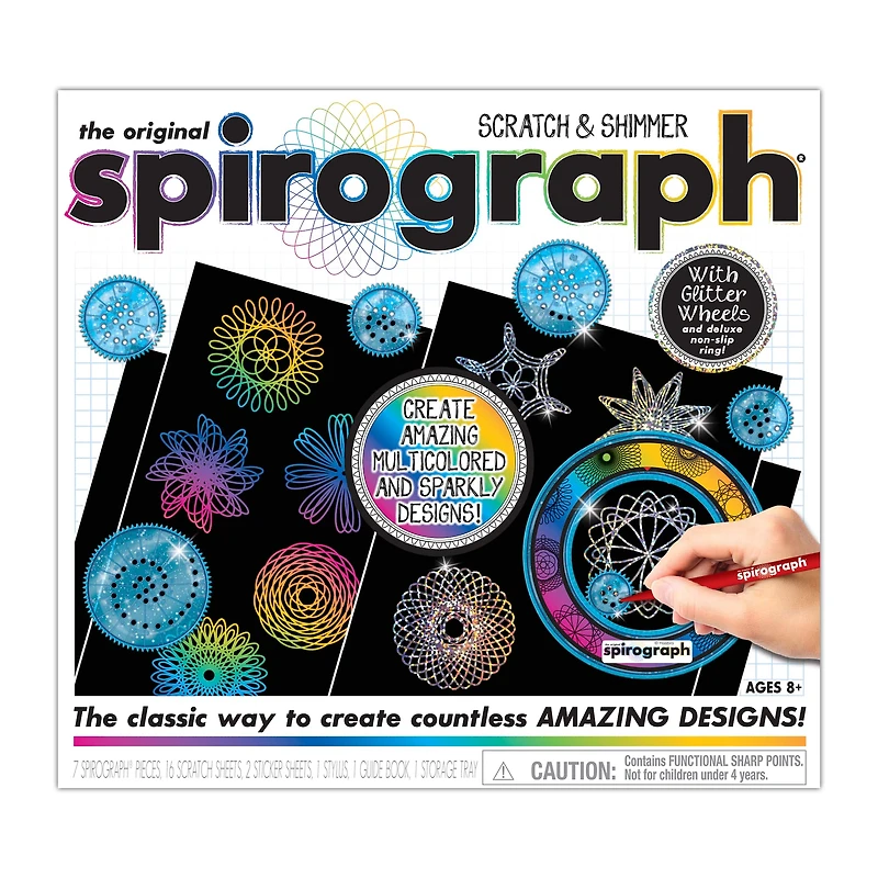 The Original Spirograph® Scratch & Shimmer