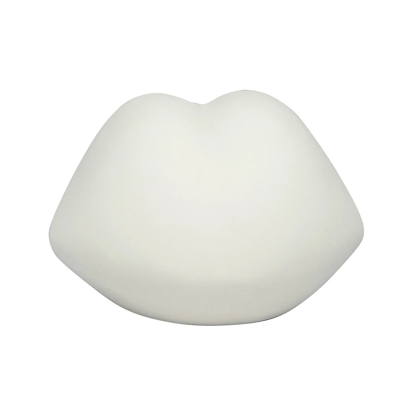 7" DIY Ceramic Lips Figurine by Make Market®