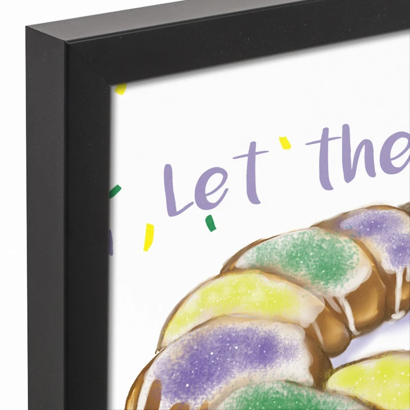 Let Them Eat Cake Floating Framed Canvas