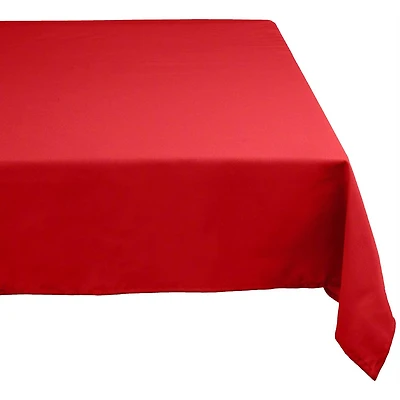 Red Polyester Tablecloth 60" x 120"