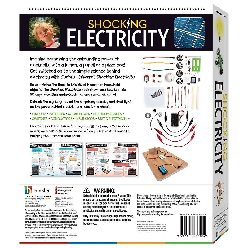 Hinkler Curious Universe™ Shocking Electricity Science Kit