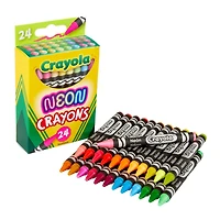 Crayola® Neon Crayons, 24ct.