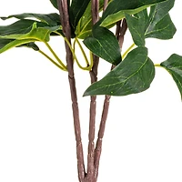 Artificial Green Peony Spray