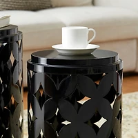 Glitzhome® Modern Heavy Duty Metal Frame Side Table Set