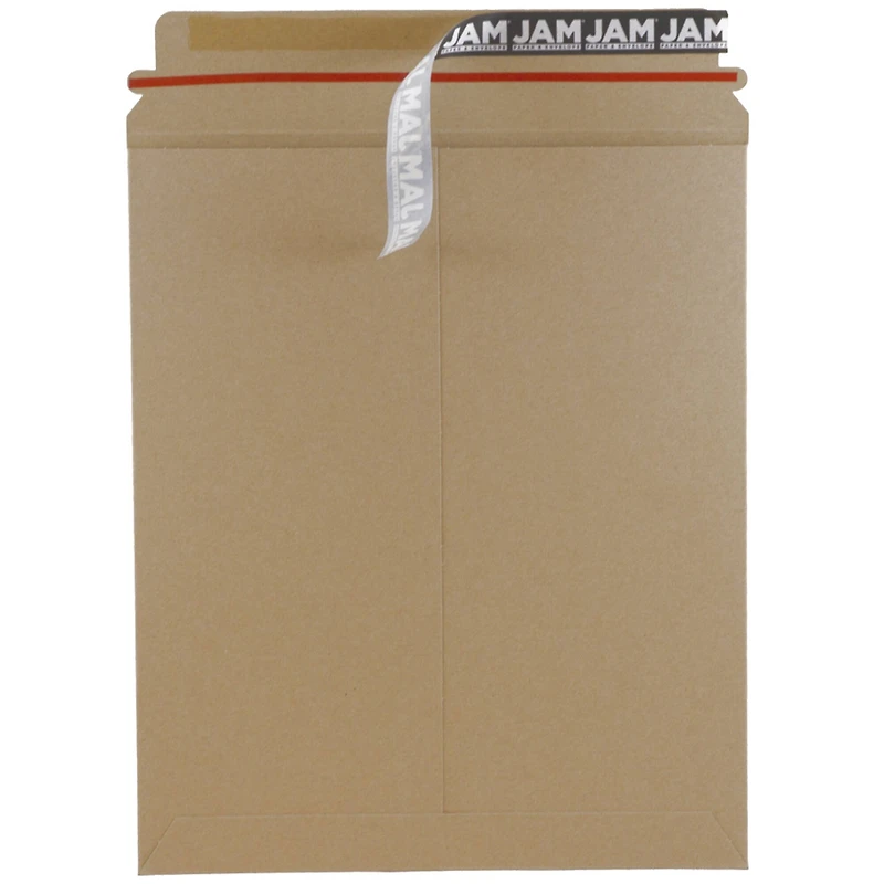 JAM Paper 11" x 13.5" Flat Photo Mailer Peel & Seal Closure Envelopes
