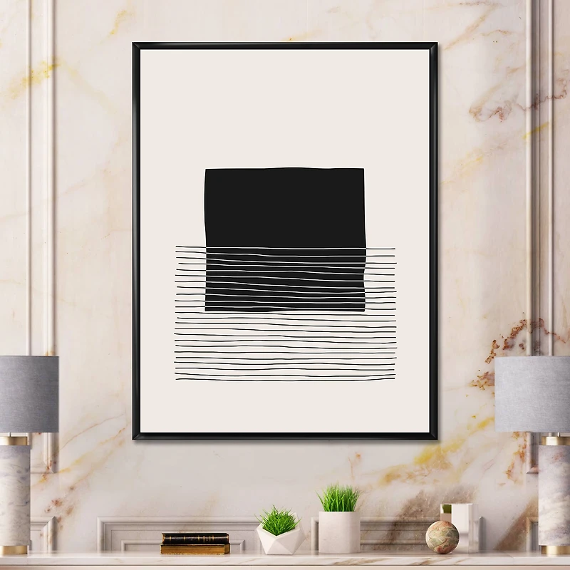 Designart - Minimal Geometric Lines And Squares VIII