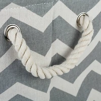 Medium Chevron Polyester Rectangle Bin