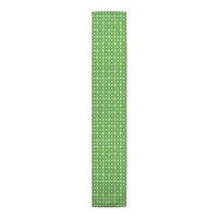 Green Abstract Geometrics Table Runner