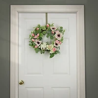 22" Hydrangea, Tulip, & Eucalyptus Spring Wreath