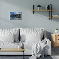 Stupell Industries Winter Lake Snowy Mountain Landscape Wall Art