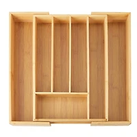 Kitchen Details Bamboo Expandable Cutlery Tray