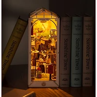 Rolife® Sunshine Town DIY Book Nook Shelf Insert Kit