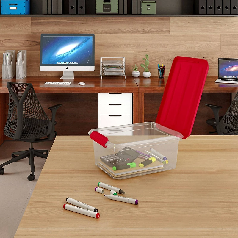 14.5qt. Latchmate Storage Boxes, 4ct. by Simply Tidy™