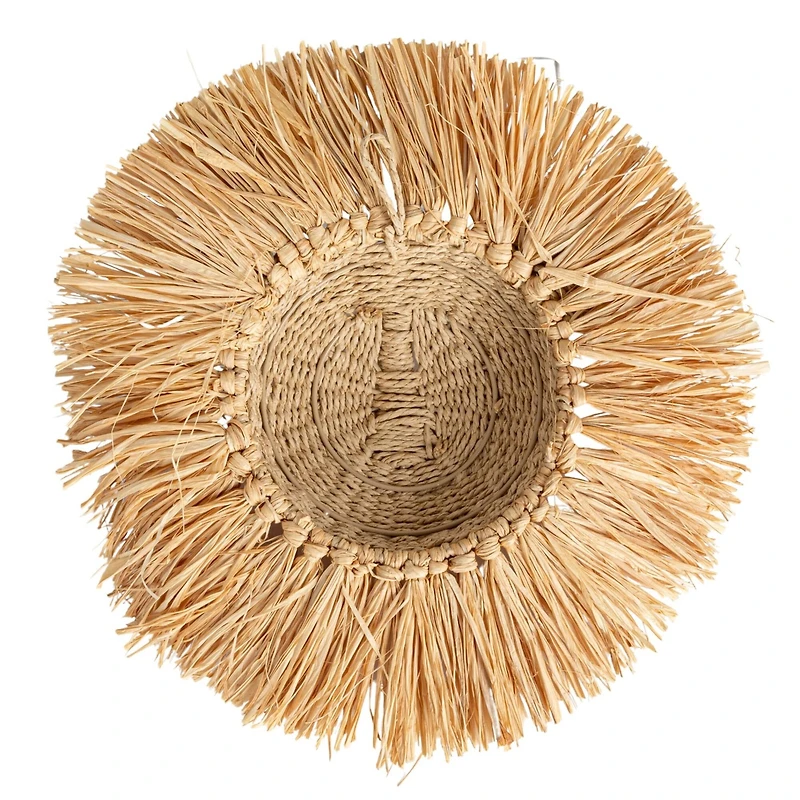 Hello Honey® 16.5" Natural Savannah King Raffia Lion Wall Art