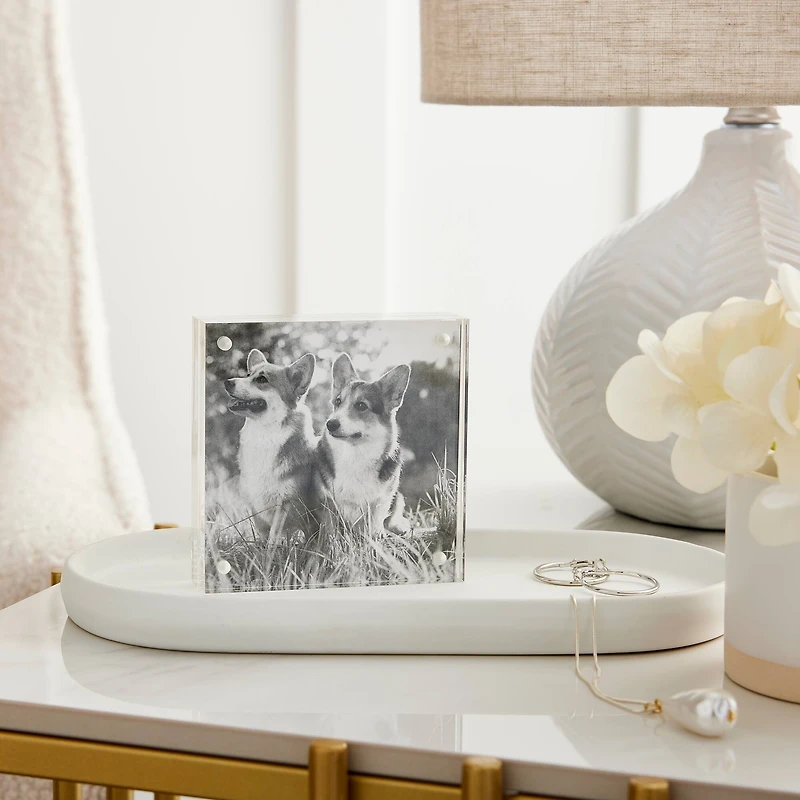12 Pack: Clear 4" x 4" Acrylic Block Frame, Expressions™ by Studio Décor®
