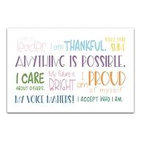 I Am Words 20" x 30" Canvas Wall Art