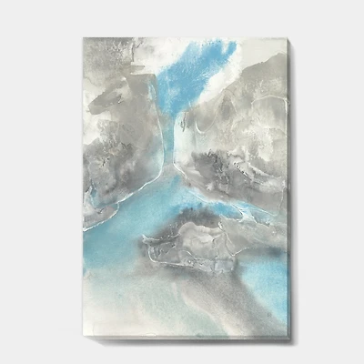 Designart - Watercolor Minimal Blue Tones II