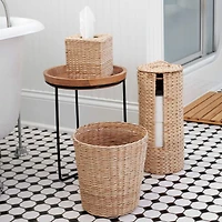 Household Essentials Wicker Bathroom Accessories Set