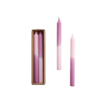 Hello Honey® 10" Lilac Unscented Twisted Taper Candles, 2ct.