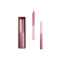 Hello Honey® 10" Lilac Unscented Twisted Taper Candles, 2ct.